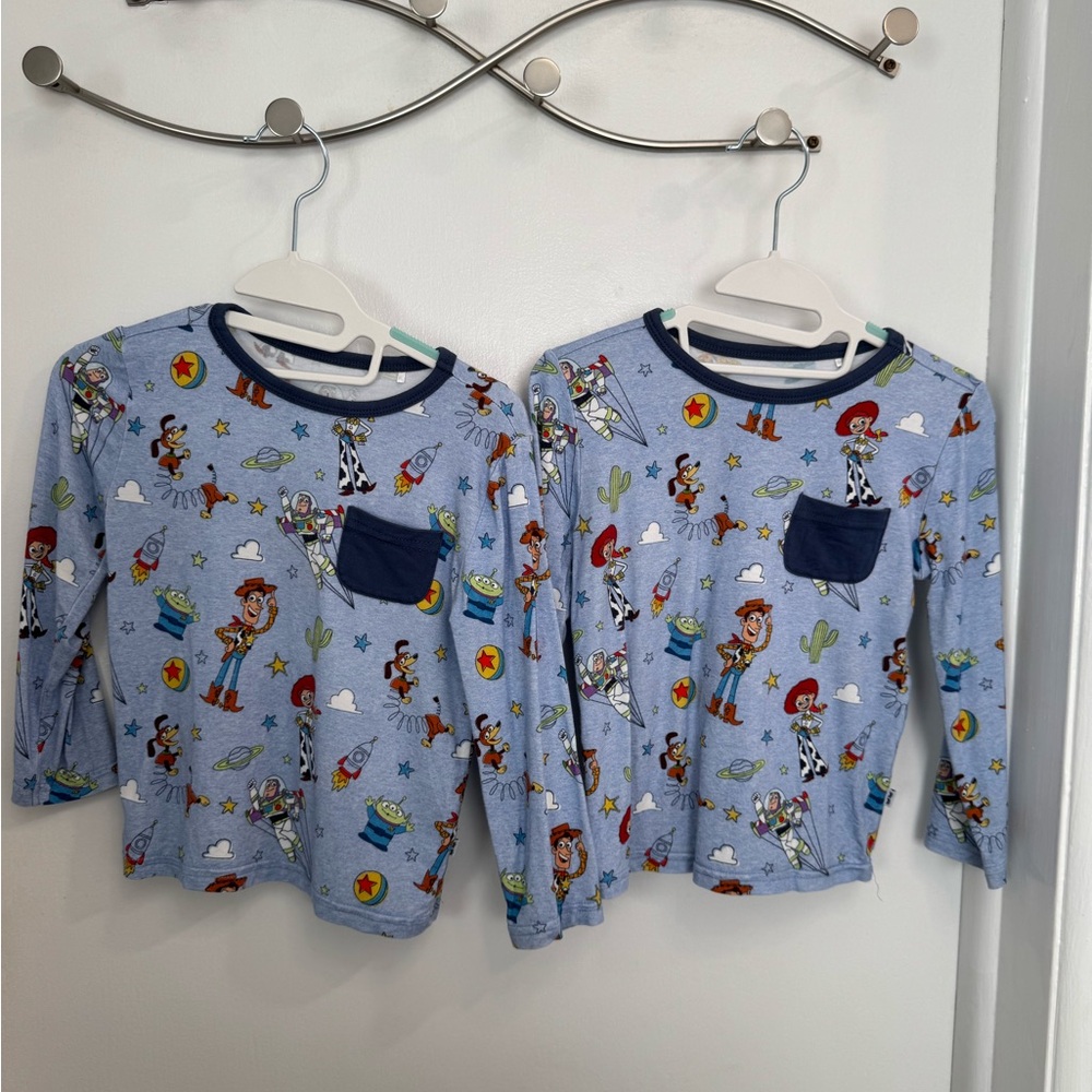 *2 left* Little Sleepies Blue Toy Story Tops (Play Collection)